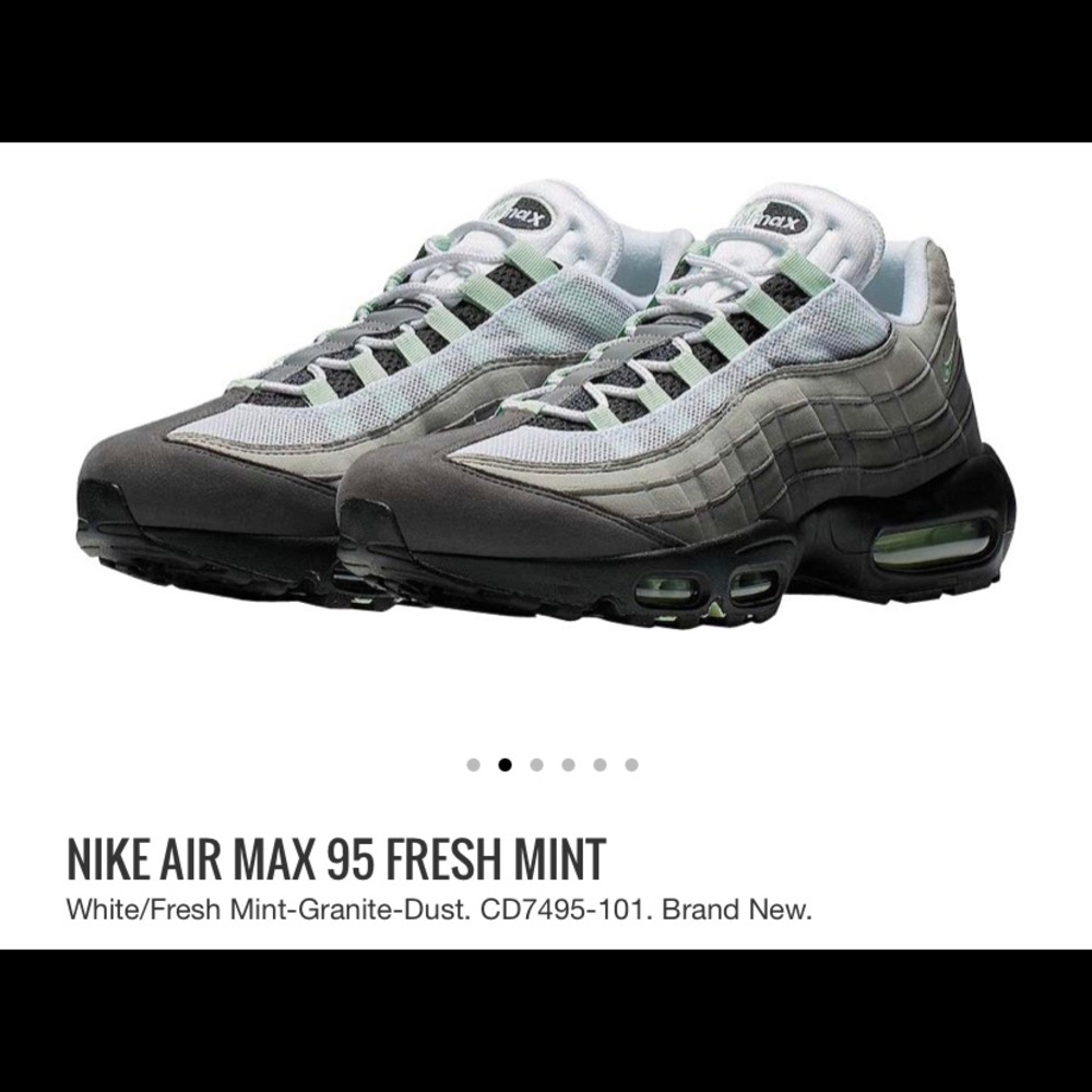 NWT 🔥 Air Max ‘95 Fresh Mint